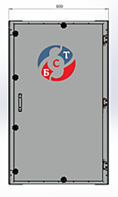 БФУ-10000 (2-2х2) вид со стороны дверцы